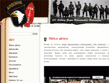 Tablet Screenshot of 101airborne.pl